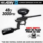 HK Army 48ci/3000psi Compressed Air HPA Paintball Tank Air System w/Regulator - Black