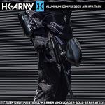 HK Army 48ci/3000psi Compressed Air HPA Paintball Tank Air System w/Regulator - Black