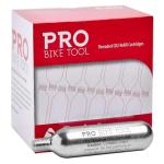 PRO BIKE TOOL 16g CO2 Cartridges - 5 Pack Threaded Canisters for Bike Tires - Fast and Reliable Inflation for Road and Mountain Cycling - Compatible with CO2 Inflators