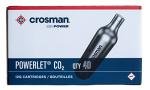Crosman 40-Count 12-Gram CO2 Cartridges For Air Rifles And Air Pistols 23140-N, Packaging May Vary
