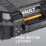 Pelican Vault v300-5 Pistol and 19 Magazine Pre-Cut Foam Gun Case (Black)