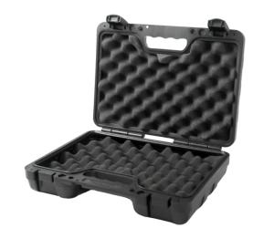 Pak Gun 13-inch Hard Gun Case for Pistols – Weather-Resistant HDPE Shell – Lockable Tabs – Protective Foam – 13.5 x 10 x 3.5 in – Made in USA