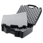 Plano Protector Series Four Pistol Case, Large, Black, Hunting Gun Case with Padlock Tabs and Foam Padding, Hard Plastic Pistol and Accessory Case