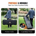 VEVOR Rifle Case, Rifle Hard Case with 4 Layers Fully-protective Foams, 42 inch Lockable Hard Gun Case with Wheels, IP67 Waterproof & Crushproof, for Two Rifles or Shotguns, Black