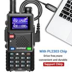 Baofeng Radio Ham Radio Long Range AR-5RM 10W Handheld NOAA Emergency Weather Radio 999CH Rechargeable Walkie Talkies with Programming Cable,USB-C Charging for Survival Gear Hunting Camping,2 Pack