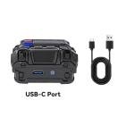 Baofeng UV-5R Tidradio Wireless Programmer Baofeng Bluetooth Two Way Radio Battery and Earpiece for Hunting Survival Gear Battery and Earpiece for Hunting Survival Gear (Black)