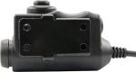 EARMOR Motorola 2 Pin Version PTT Military Standard 7.0 Plug for Radio Adapter