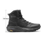 NORTIV 8 Men's Military Tactical Boot Lightweight Comfortable Boots for Work All Day Side Zipper Motorcycle Combat Hiking Boots Metrostrike(8-9 Inches),Size 11,Black