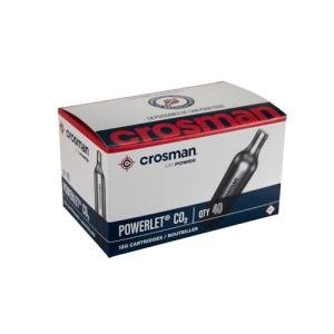 Crosman 40-Count 12-Gram CO2 Cartridges For Air Rifles And Air Pistols 23140-N, Packaging May Vary