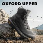 NORTIV 8 Men's Tactical Hiking Boot Lightweight Cushion Sole Boots for Work All Day Side Zipper Motorcycle Combat Military Boot Arch Support 8 Inches Terrascope,Size 10,Black,NMUMMT2503