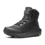 NORTIV 8 Men's Tactical Hiking Boot Lightweight Cushion Sole Boots for Work All Day Side Zipper Motorcycle Combat Military Boot Arch Support 8 Inches Terrascope,Size 10,Black,NMUMMT2503