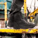 NORTIV 8 Men's Tactical Military Work Boots Side Zipper Outdoor Motorcycle Combat Boots 8 Inches 2.0 Trooper-pro,Size 10,Black,TROOPER-PRO