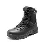 NORTIV 8 Men's Tactical Military Work Boots Side Zipper Outdoor Motorcycle Combat Boots 8 Inches 2.0 Trooper-pro,Size 10,Black,TROOPER-PRO