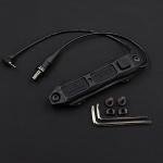 Jmtac Augmented Dual Remote Pressure Switch Assembly for M Series Scout Light and PEQ Box 2.5 Plug Double Tape Switches (Black-2.5 Plug)