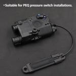 LThyzszb Mlok Pressure Switch Mount Plate for PEQ 15 Remote Tape Switch Mounting Aluminum (Mlok-Black)
