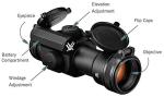 Vortex Optics Strikefire II Red Dot Sight - 4 MOA Red/Green Dot,Black
