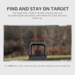 OLIGHT Osight 3 MOA Rechargeable Dot Open Reflex Sight with Charging Cover, Tactical Parallax-Free Sights, Picatinny Mount Compatible - Green/Red Dot Options