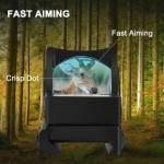 RMR Red Dot Sight, Tactical 20mm Red Dot Sight 3 MOA Pistol Scope Adjustable Brightness with Glock Mount, Reflex Sight Pistol Scope Red Dot Scope Shockproof