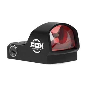 Foxarmy FXA10 Micro Red Dot Sight for RMR/SRO Footprint - 3MOA Shake Awake Reflex Pistol Sight for Full-Size Handguns