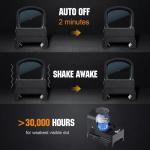 ohhunt RD U2MR Shake Awake Micro Red Dot Sight Compatible with RMR Cut Multiple Reticle 3 MOA Dot and 36 MOA Circle