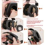 COMBATGEAR Gel earpads replacemnt Compatible with Earmo OPSMEN Electronic Shooting Earmuffs M31 M32 Tactical headsets