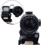 OHHLION OHH-4 558 Green/Red Dot Holographic Reflex Sight Scope and G33 3X Magnifier Combo with Built-in Flip QD Mount