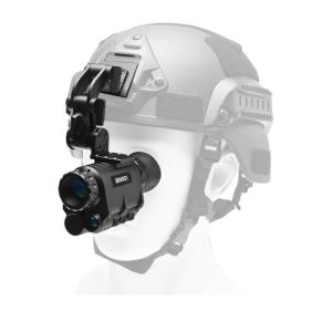 BINOCK NVG30 Helmet Night Vision Monoculars, PVS-14 Long Range Infrared Digital Goggles with 4 Color Modes 1-4X Magnification, Day&Night Use NVG WiFi for Camping Surveillance