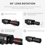 RunCam ScopeCam2 4K Zoom Action Camera Waterproof 4xDigital HD Mini Video Camera with Recording Switch Cable