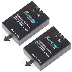 RunCam 850mAh 3.7V Removable Camera Battery 6 2 2 4K/Scope Cam Lite/Scope Cam4K, Rechargeable Li-Ion Battery (2PCS Batteries)