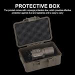 Zhongren X300-A Universal LED Tactical Flashlight 800-Lumen with Replaceable Slot Mount for Pistol and WeaponLight or Helmet ARC Rail (Tan)