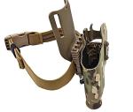 Mid-Low Ride Holster Platform Adapter Universal Belt Loop Receiver Plate Mounts Tactical Hand Gun Holster with Elastic Leg Strap (cp Holster 1#)