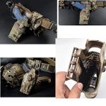 Mid-Low Ride Holster Platform Adapter Universal Belt Loop Receiver Plate Mounts Tactical Hand Gun Holster with Elastic Leg Strap (cp Holster 1#)