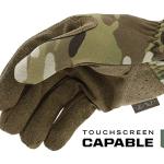 Mechanix Wear FastFit Tactical Gloves - Heavy Duty Lightweight Multipurpose Gloves - Flexible Grip & Reinforced Palm - Touchscreen Capable - X-Large - MultiCam Camouflage