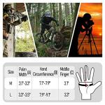 Sutekus Tactical Gloves Hard Knuckle Gloves with Touchscreen Fingers Hand Gear for Hiking, Camping, Hunting, Combat, Shooting, Cycling, Motorcycle (Green, Medium)