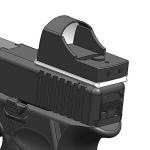 DPP Titanium Rear Sight Dovetail Mount/Mounting Plate/Adapter Compatible with Glock Vortex Venom & Viper, Burris Fastfire, Docter,Ade
