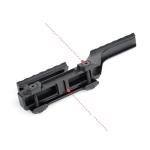 rdzzwxw Tactical Group Type Mount for EXPS3 Holographic Sight Red Dot Riser Mount Laser Combo Adapter Mount Base 20mm Picatinny Rail Riser Scope Mount for Night Vision T1/T2 Optic Sight