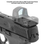 UTG Super Slim RDM20 Mount for Rear Sight Dovetail, S&W M&P , Black