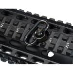 UTG Standard Push Button QD Sling Swivel, 1" Loop , Black