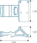ATG Leapers Super Slim Picatinny RMR Mount (45 Degree Offset)