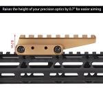 Phoking Optic Riser Mount Red Dot Riser Mount for Red Dot Sight Scope Optics