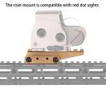 Phoking Optic Riser Mount Red Dot Riser Mount for Red Dot Sight Scope Optics