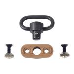 JIALITTE Mount Standard QD Swivel 1.25 Inch Adapter for Mlok Rail System (Sand)