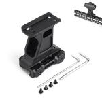 rdzzwxw Tactical Red Dot Riser Mount, Metal Picatinny Riser Scope Adapter Mount for T1 T2 Optic Sight, 2.91" Optic Centerline Optic Riser, Fit for 20mm Picatinny Rail