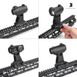 rdzzwxw Tactical Red Dot Riser Mount, Metal Picatinny Riser Scope Adapter Mount for T1 T2 Optic Sight, 2.91" Optic Centerline Optic Riser, Fit for 20mm Picatinny Rail