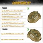OneTigris Helmet Cover, Tactical Cloth Cover for Fast Helmet in Size L or M/L, XL or L/XL, Bump Helmet in Size XL or L/XL - ZKB12 No Helmet