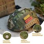OneTigris Helmet Cover, Tactical Fast Cloth for Ops-Core Fast PJ Helmet in Size M/L, OneTigris PJ Airsoft Cover in Size M/L