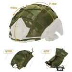 OneTigris Helmet Cover, Tactical Fast Cloth for Ops-Core Fast PJ Helmet in Size M/L, OneTigris PJ Airsoft Cover in Size M/L