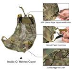 Tactical Helmet camo Cover for Fast Helmet in Size M/L, Paintball Shooting Gear - 500D Nylon -Without Helmet(camo)