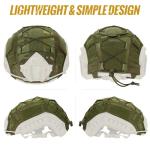 OneTigris Helmet Cover, Tactical Fast Cloth for Ops-Core Fast PJ Helmet in Size M/L, OneTigris PJ Airsoft Cover in Size M/L