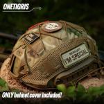 OneTigris Helmet Cover, Tactical Cloth Cover for Fast Helmet in Size L or M/L, XL or L/XL, Bump Helmet in Size XL or L/XL - ZKB12 No Helmet